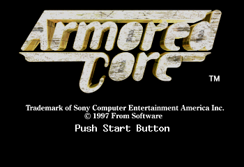 Armored Core Title Screen